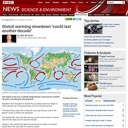 Global warming slowdown 'could last another decade'