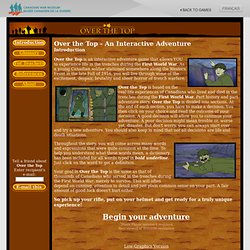 Over the Top - A First World War Free Online Adventure Game