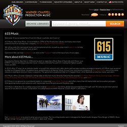 615 Music - Production Music Libraries, News Music Packages, Custom Music