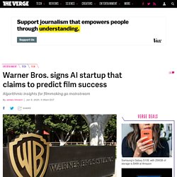 Warner Bros. signs AI startup that claims to predict film success