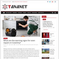 What are the warning signs for oven repairs in Coventry?