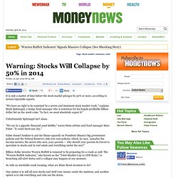 Warning: Stocks Will Collapse by 50