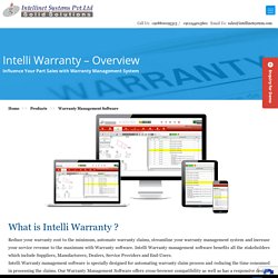 Warranty Management Systems, Warranty Claims Management Software