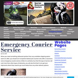 Emergency SameDay Courier, Warrington, Liverpool, Manchester, UK.