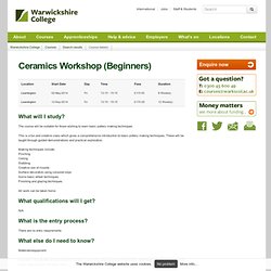Ceramics Workshop (Beginners)