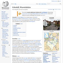 Coleshill, Warwickshire