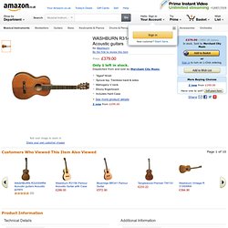 WASHBURN R314K / VINTAGE SERIES PARLOUR ACOUSTIC GUITAR: Amazon.co.uk: Musical Instruments