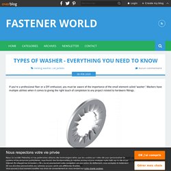 Types of Washer - Everything You Need to Know