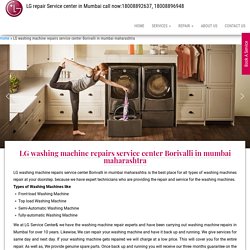 LG washing machine repairs service center Borivalli in mumbai maharashtra