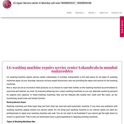 LG washing machine repairs service center Lokandwala in mumbai maharashtra