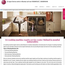 LG washing machine repairs service center Mulund in mumbai maharashtra