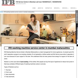 IFB washing machine service center in mumbai maharashtra