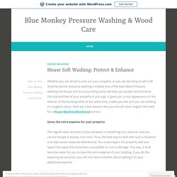 House Soft Washing: Protect & Enhance – Blue Monkey Pressure Washing & Wood Care