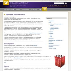 Practice Materials — Gallagher Law Library
