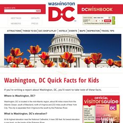 Washington, DC Quick Facts for Kids