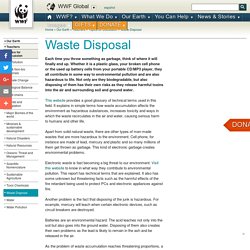 Waste Disposal