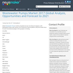 Wastewater Pumps Market 2017 Global Analysis, Opportunities and Forecast to 2021