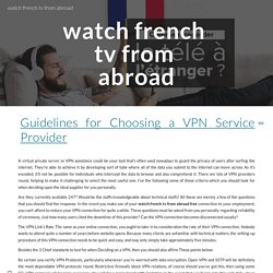 watch french tv from abroad