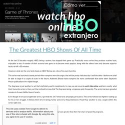 watch hbo online