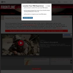 FRONTLINE: obama's war: watch the full program online