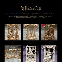 Watch parts sculpturesShop 3D Tarot Cards — All Natural Arts