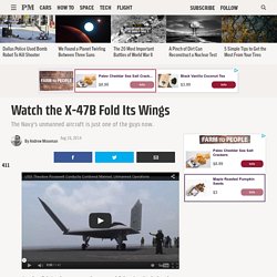 Watch the X-47B Fold Its Wings