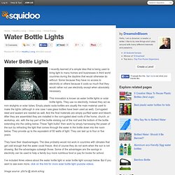 Water Bottle Lights