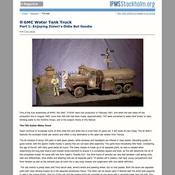 GMC Water Tank Truck - Part 1: Enjoying Italeri's Oldie But Goodie