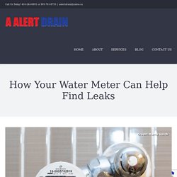 How Your Water Meter Can Help Find Leaks