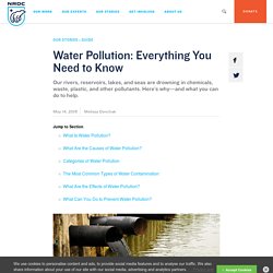 Water Pollution Facts, Types, Causes and Effects of Water Pollution