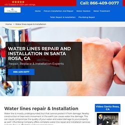 Water lines repair & Installation