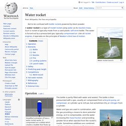Water rocket