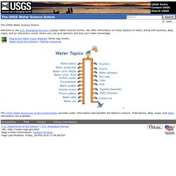 Water Science for Schools: All about water!