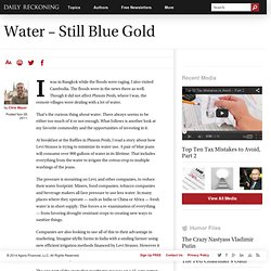 Water - Still Blue Gold