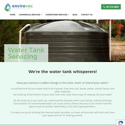 Water Tank Servicing - Envirovac