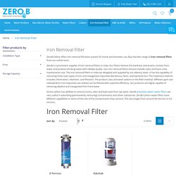 Water Treatment for Iron Removal