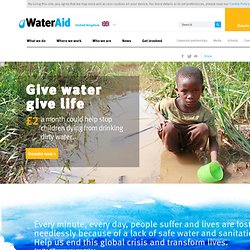 water and sanitation for all - UK site