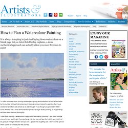 How to Plan a Watercolour Painting