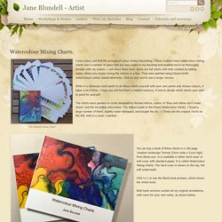 Watercolour Mixing Charts - Jane Blundell - Artist