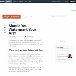 Should You Watermark Your Art?