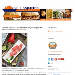 Watermelon Mojito Popsicles Recipe