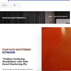 Waterproof Shuttering Plywood, Manufacturers - Film Faced Shuttering Ply
