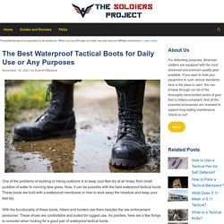 10 Best Waterproof Tactical Boots for Daily Use or Any Purposes