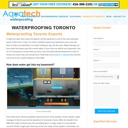 Waterproofing Toronto