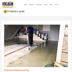 Basement Waterproofing - Wet Basement Repair Vancouver