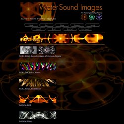 www.watersoundimages.com - the hidden geometry of sound - Gallery