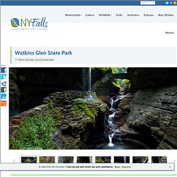 Watkins Glen State Park on Seneca Lake - Camping, Pictures, Maps, Information