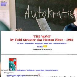 THE WAVE by Todd STRASSER - The novel - The film
