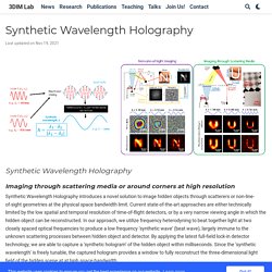 Synthetic Wavelength Holography