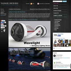 Wavelight - Rescue Lights by Zhang Yakun, He Siqian, Zhu Ningning, Chen Chen & Mu Zhiwei & Yanko Design